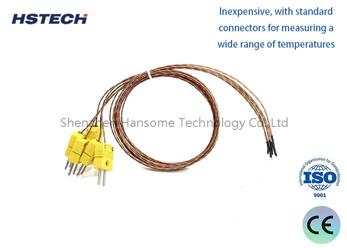 PtRh30-Ptrh6 Thermoelement mit Steckverbinder, 0-1800°C Gebrauchstemperatur, WRR B, Keramik/Kunststoff