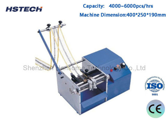 Stahlblätter Bleiförmmaschine 4000~6000 Stück / Stunde Hochkapazität Bandpaket Achsenkomponenten Bleiförmmaschine