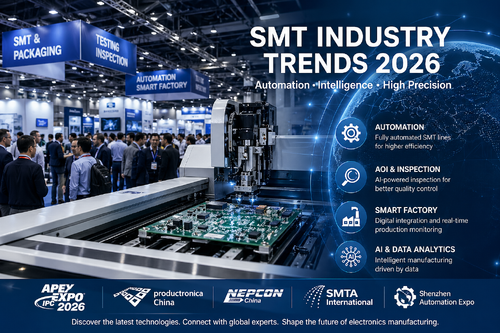 Jüngste Firmenblogs über Globale SMT-Messe-Trends 2026: Worauf Elektronikhersteller achten sollten