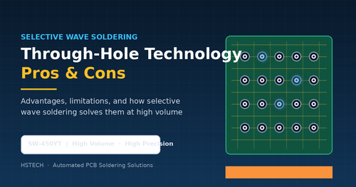 Jüngste Firmenblogs über Through-Hole Technology Pros and Cons: How Selective Wave Soldering Machine SW-450YT Wins