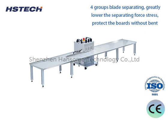 Ein guter Preis. 300 mm/s Trenngeschwindigkeit Blade Miving PCB Trennseeler mit 400 mm Länge Online