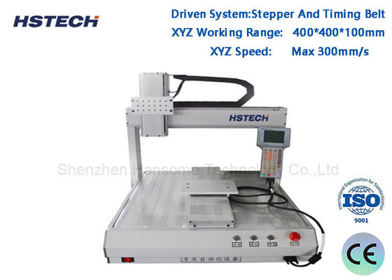 Ein guter Preis. Lernen Sie das Programmieren von Anhängern 4Axis Klebeverteilmaschine mit ±0,02 mm Wiederholgenauigkeit und Vakuumgerät Lecksicherheit Online