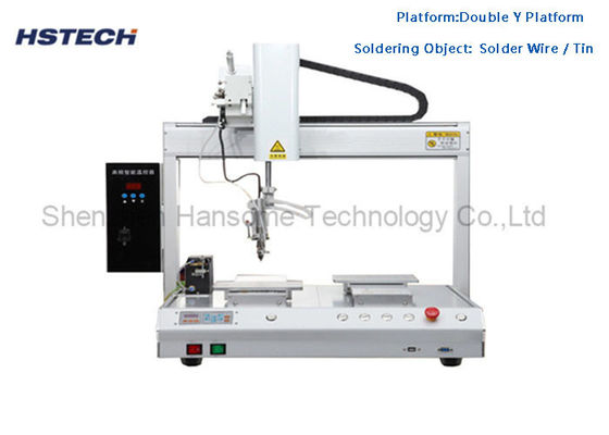 Ein guter Preis. 4 Achsen Roboterlösemaschine Lötdrahtzufuhr Automatisierte Lötgeräte HS-S5331 Online
