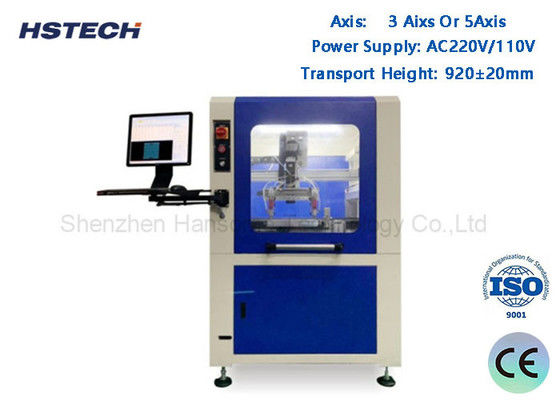 Ein guter Preis. Automatische selektive konforme Beschichtungsmaschine mit einer Genauigkeit von ±0,02 mm Fuji-Servomotor und automatischer Breiteneinstellung für die PCB-Beschichtung Online