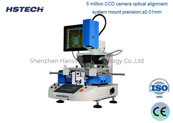 Ein guter Preis. Unabhängige 3 Heizzonen BGA Nachbearbeitungsstation PCB-Behandhabungsgeräte mit SMEMA-Signal Online