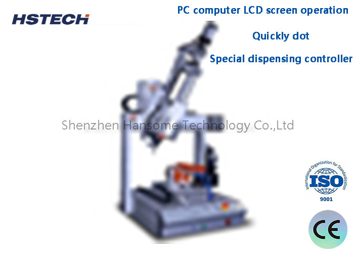 PC-Computer LCD-Bildschirmbetrieb Spezielle Verteilsteuerung 4 Achsen Klebeverteilmaschine AB Klebeverteilmaschine