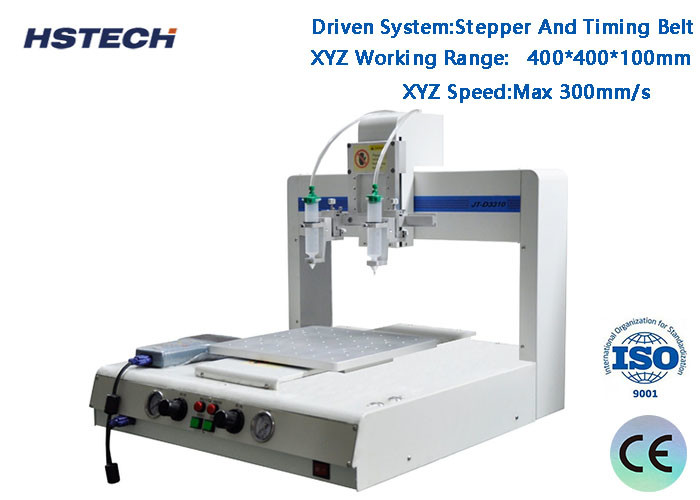 Hochgeschwindigkeits-Stepper- und Timer-Gürtel 4-Achsen-Leim-Disponiermaschine mit LCD-Bildschirmbetrieb