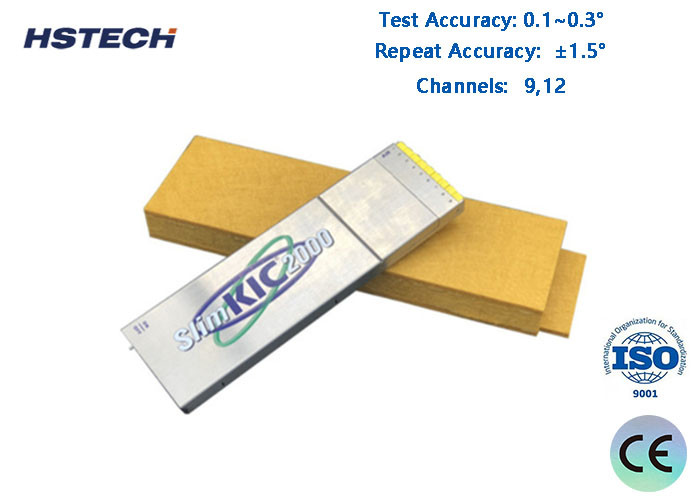 SMT Rückflussofen-Temperaturprofiler-Test KIC Hochgenaue Wiederholung 9V Alkalibatterie