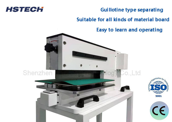 Ein guter Preis. Neuer Zustand PCB Depaneling Ausrüstung leistungsfähige Niedrigspannung V-Schnitt Lineare Klinge Pneumatische PCB Trennmaschine Online
