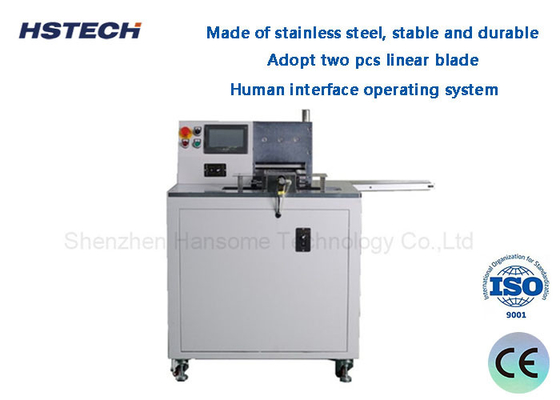 Ein guter Preis. Menschliche Schnittstelle Betriebssystem Edelstahl Stabil und langlebig Auto Guillotine PCB Depanelizer Online