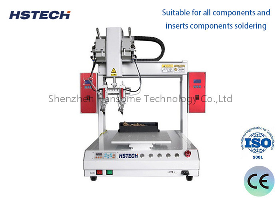 Ein guter Preis. Desktop-PCB-automatische Lötmaschine mit doppeltem Zinnzuführsystem Online