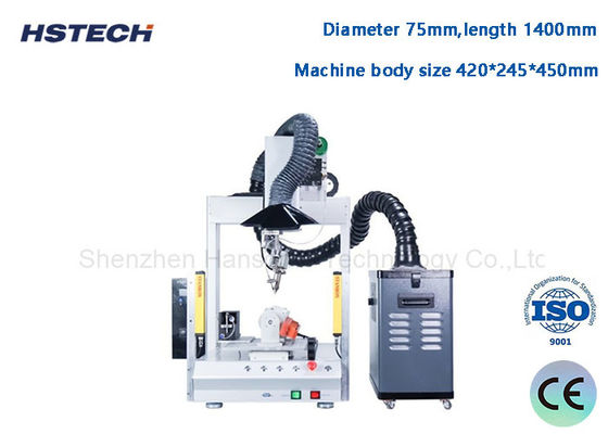 Automatischer Schreibtisch-Lötroboter mit Smog-Reiniger für die Luftreinigung