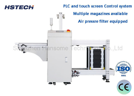 Ein guter Preis. PLC- und Touchscreen-Steuerungssystem Dauerhafte Konstruktion Automatisierter PCB-Entlader Mehrere Magazine verfügbar Online