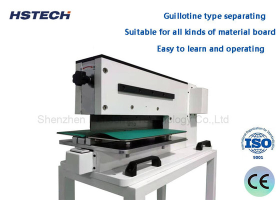 Ein guter Preis. Neuer Zustand PCB-Abschlaggerät leistungsstarke Niedrigspannung V-Schnitt Linearblatt Pneumatische PCB-Trennmaschine HS-310 Online