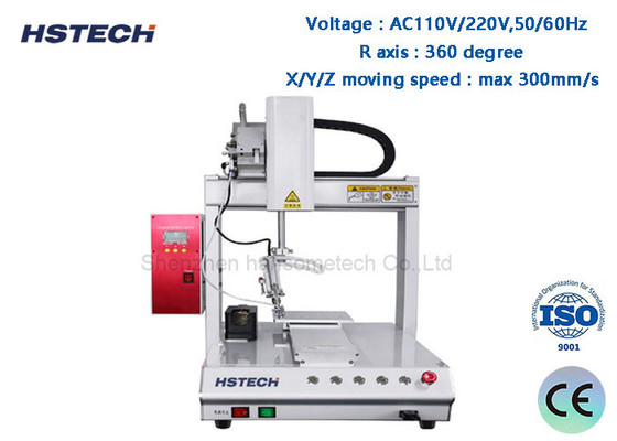 Ein guter Preis. AC 220V/110V Automatischer Lötroboter Lehrhänger 220V Drehachse 50/60Hz HS-S331R Online