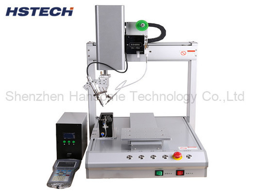 Ein guter Preis. Schrittmotor 4-Achsen-Einfach-Schreibtisch-Lötmaschine mit LCD-Lehrhänger Online