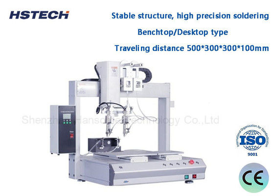 Benchtop-Typ Datenverarbeitung Eisenzinn Automatische Spot-Drag-Lötmaschine HS-S5331R
