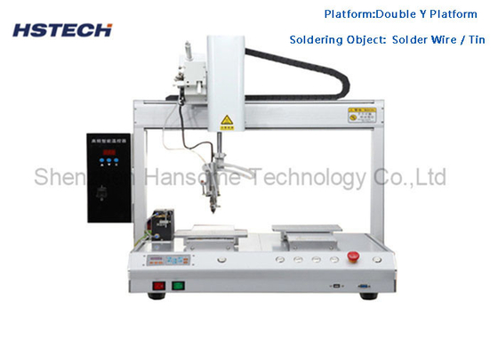 Ein guter Preis. 4 Achsen Roboterlösemaschine Lötdrahtzufuhr Automatisierte Lötgeräte HS-S5331 Online