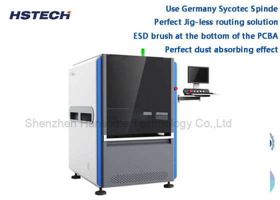 Ein guter Preis. Deutschland Sycotec Spinde Perfect Jig-Less Routing Lösung Inline PCBA Router Maschine HS-ARX-811 Online