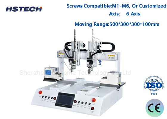 Ein guter Preis. 6 Achsen Doppelarbeitsstation Saugzufuhr Schraubverschlussmaschine Online
