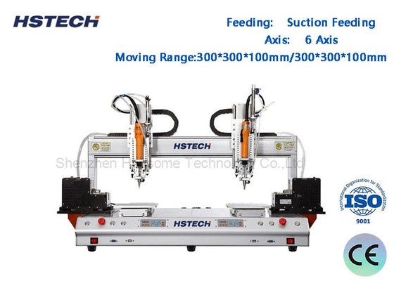 Ein guter Preis. 6 Achsen automatische Schraubverschlussmaschine Dynamische Anzeige mit Doppelschraubzufuhr Online