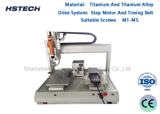 Ein guter Preis. Automatische 4-Achsen-Schraubverbindungsmaschine Doppel-Y-Plattform-Schraubverschlussroboter HS-SL5331 Online
