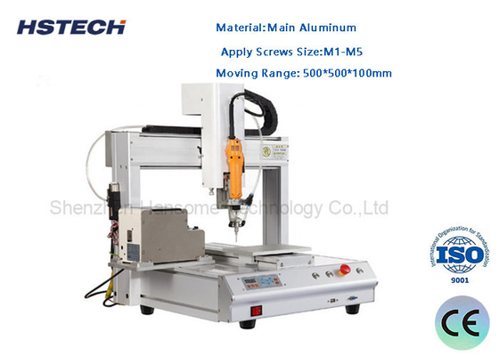 Ein guter Preis. 3 Achsen Einfachschieber M6 Schraubverschlussmaschine Desktop Aluminium HS-SL551S Online