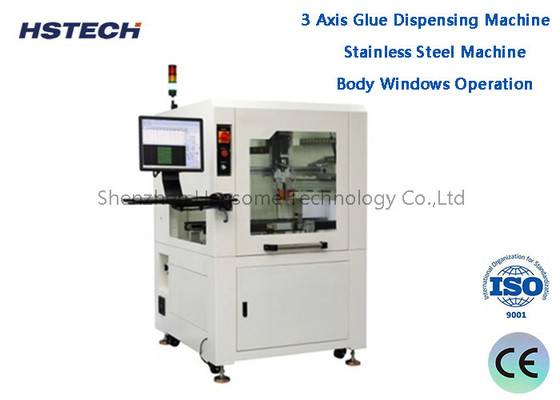 Ein guter Preis. Hochgeschwindigkeits-PC-Steuerung LCD-Bildschirm Hochgenauigkeit visuelle Klebe-Disponiermaschine HS-VD331 Online