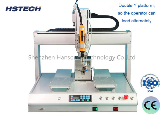 Ein guter Preis. Hochgeschwindigkeits-Schraubverriegelungsmaschine mit 4 Achsen. w/ Einfachzufuhr 500*300*300*100mm Online