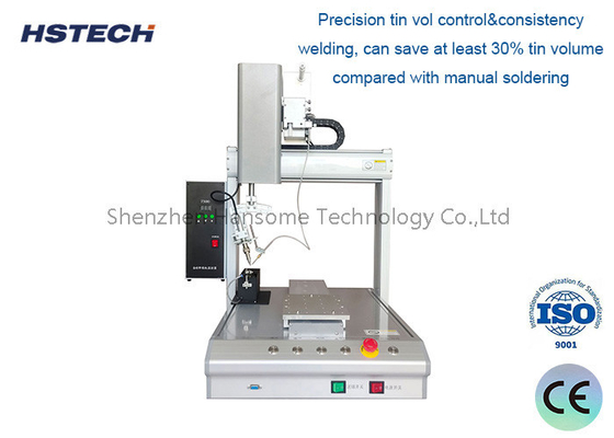 Ein guter Preis. 4 Achsen Automatische Lötmaschine Manuelle Programmierung Hochpräzision X/Y/Z/R Rotation Online