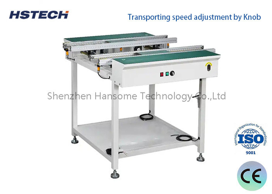 Ein guter Preis. ESD Flachband-PCB-Behandhabungsanlage Stabiler Edelstahl-Handschraubenbreite verstellbarer SMT-Fahrzeug Online