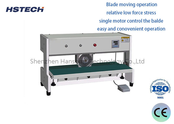 Ein guter Preis. Blade Moving PCB Depaneling-Ausrüstung 400 mm Länge Einzelmotorsteuerung Online