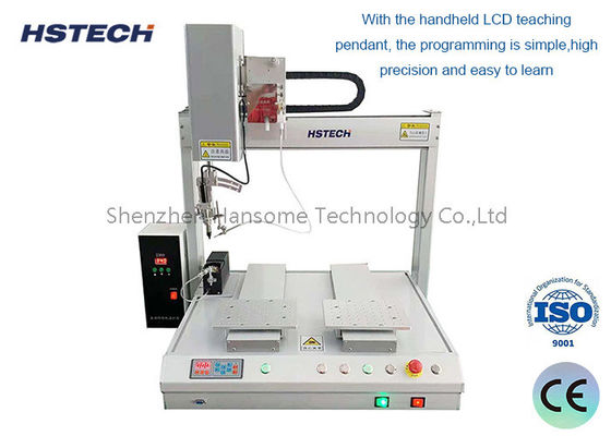 High Precision 5-Axis Dual Table Automatic Soldering Robot for Spot & Drag Soldering