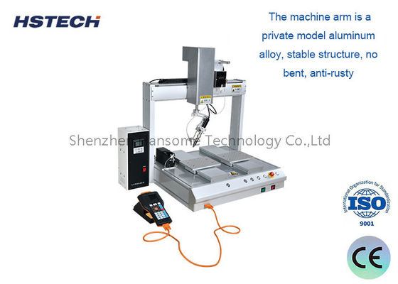 4 Achsen-Schreibtisch-Lötmaschine mit Hiwin-Linienführer und automatischer Reinigungsfunktion