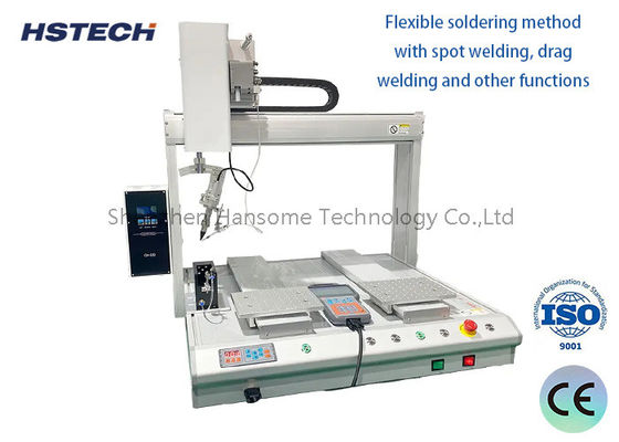 Hochpräzisions-automatische Lötroboter-Schreibtisch-Lötmaschine für das Mehrwinkel-Löt