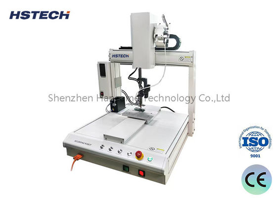 Ein guter Preis. Geschwindigkeit X/Y/Z Beweglicher automatischer Lötroboter mit Schrittmotor und maximaler Geschwindigkeit von 300 mm/s Online