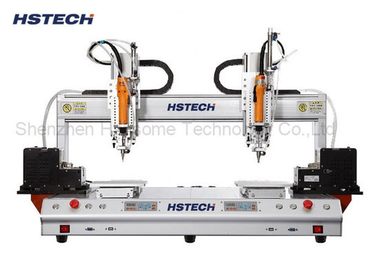 Ein guter Preis. Automatische Schraubverbindungsmaschine Doppelschraubzufuhr 6 Achsen Saugart 0,02mm Genauigkeit Online