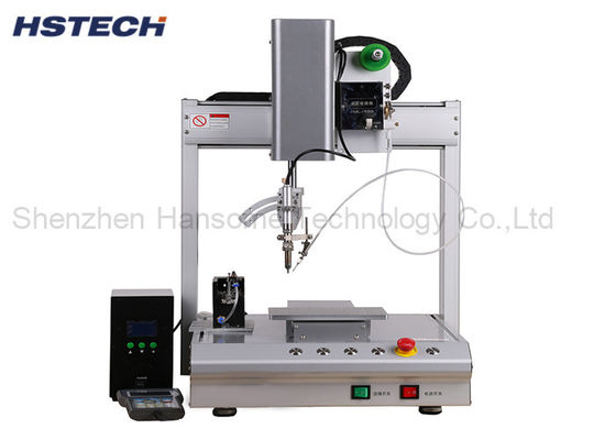 Ein guter Preis. 4 Achsen Automatischer Lötroboter Einfach-Doppel-Eisen / Spitze Rotation AC220V/110V Online