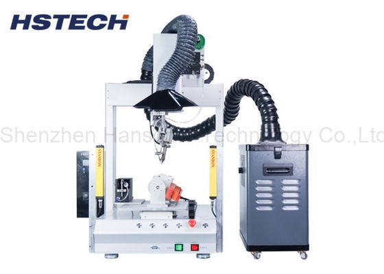 Luftreinigung Automatischer Lötroboter 4 Achsen Einzelspitze Mit Smog Reiniger