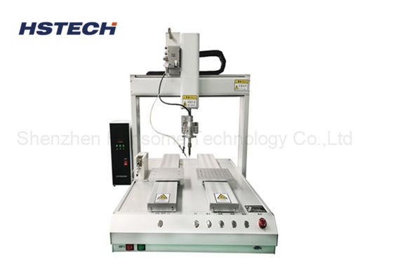 Ein guter Preis. 5 Achsen Automatischer Lötroboter Dual Station Zeitgurt Hiwin Linear Guide Online