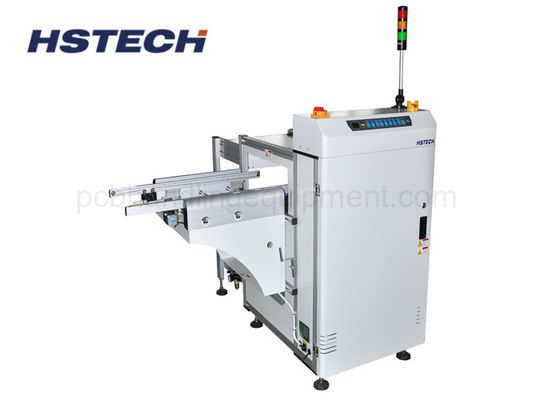 Ein guter Preis. 390mm Breite 3 Magazine 20M/Min 90 Grad LED-Knopf automatischer PCB-Entladegerät Online